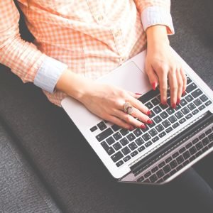 blogger on a laptop Photo by Pixabay: https://www.pexels.com/photo/author-blog-create-creative-267569/