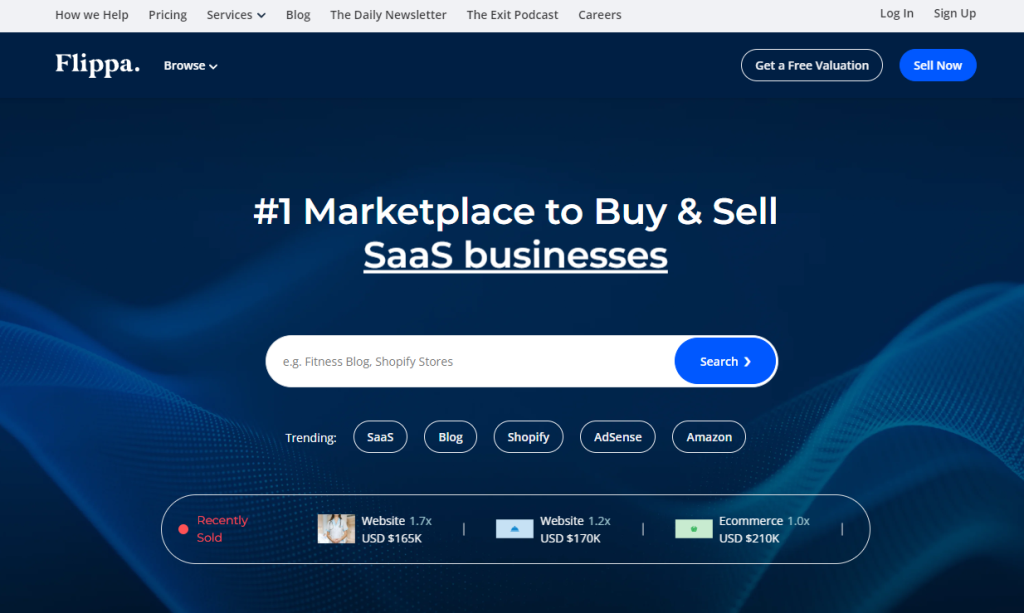 Flippa.com Website